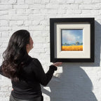 Blades Of Gold - Original by artist Allan Morgan - Wyecliffe Galleries