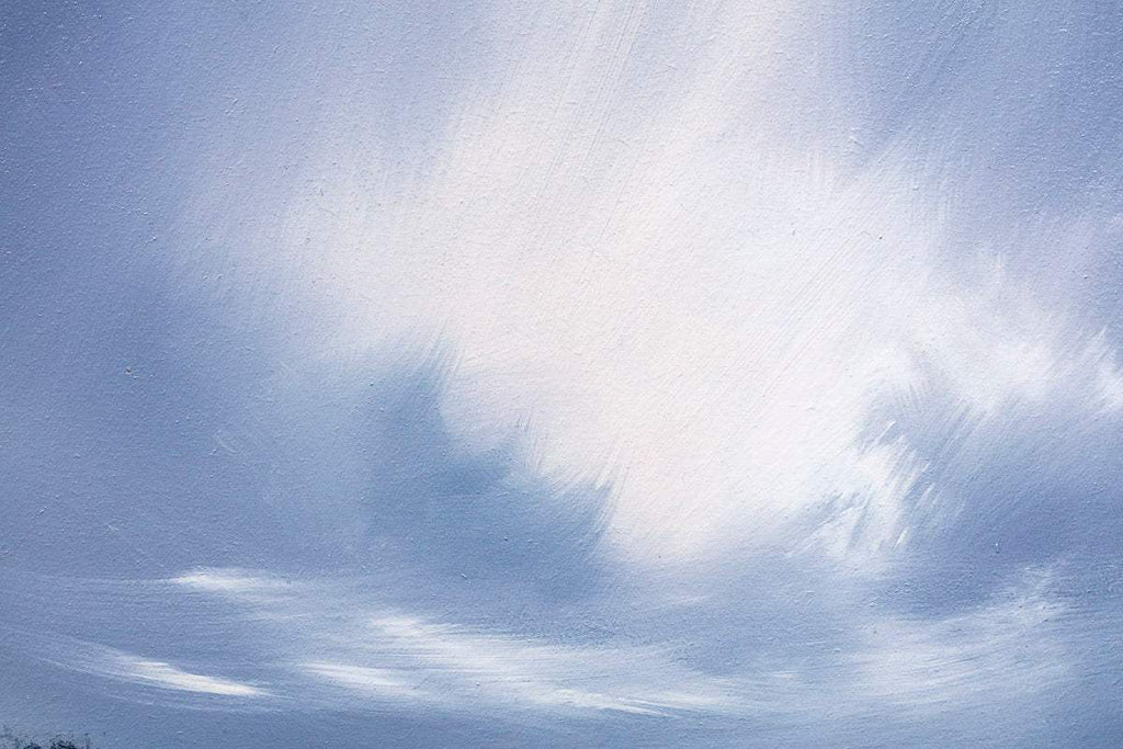 Feeling Blue - Original - SOLD by artist Allan Morgan - Wyecliffe Galleries