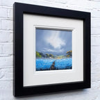 Feeling Blue - Original - SOLD by artist Allan Morgan - Wyecliffe Galleries