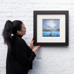 Feeling Blue - Original - SOLD by artist Allan Morgan - Wyecliffe Galleries