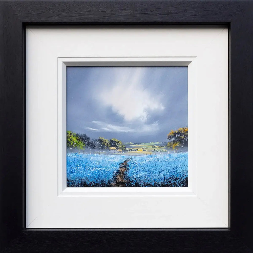 Feeling Blue - Original - SOLD by artist Allan Morgan - Wyecliffe Galleries