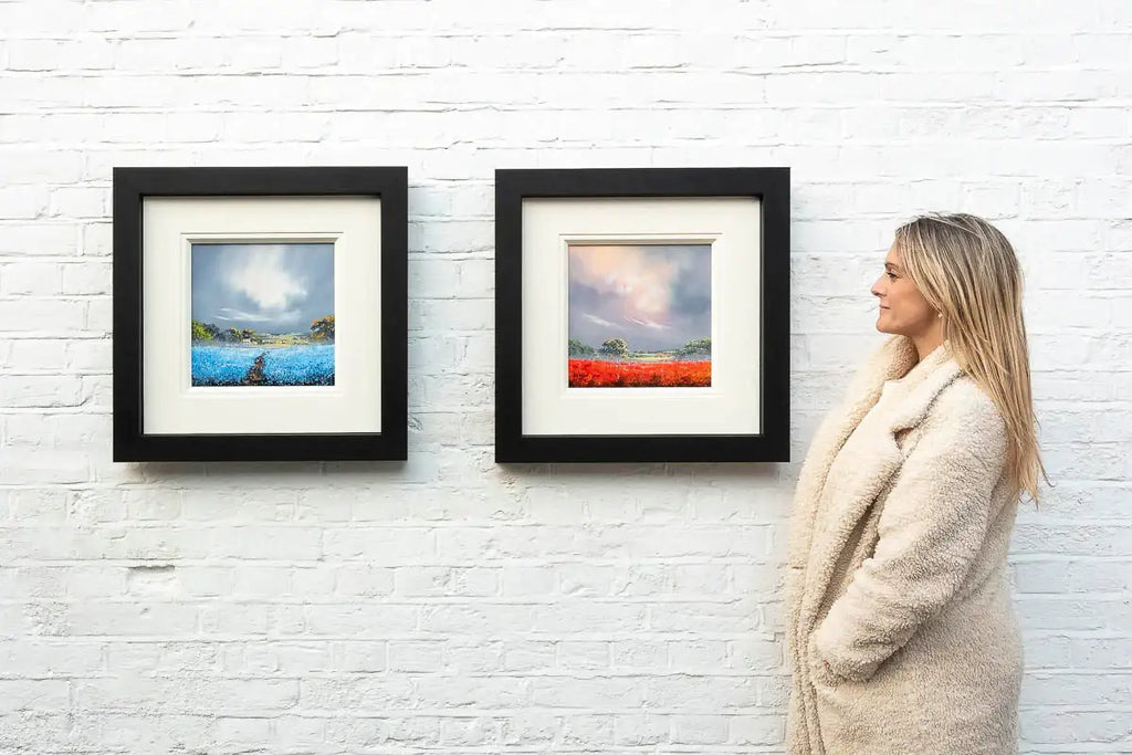 Feeling Blue - Original - SOLD by artist Allan Morgan - Wyecliffe Galleries