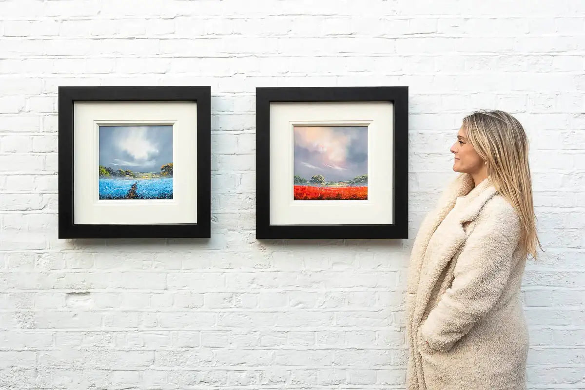 Feeling Blue - Original - SOLD by artist Allan Morgan - Wyecliffe Galleries