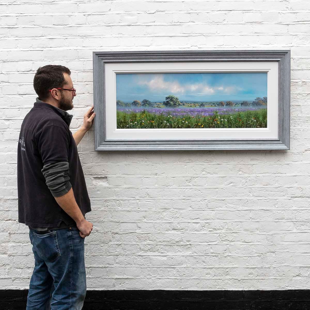 Fields in Full Bloom Allan Morgan Framed