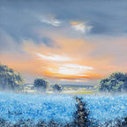Fields Of Calm - Original - SOLD by artist Allan Morgan - Wyecliffe Galleries