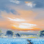 Fields Of Calm - Original - SOLD by artist Allan Morgan - Wyecliffe Galleries