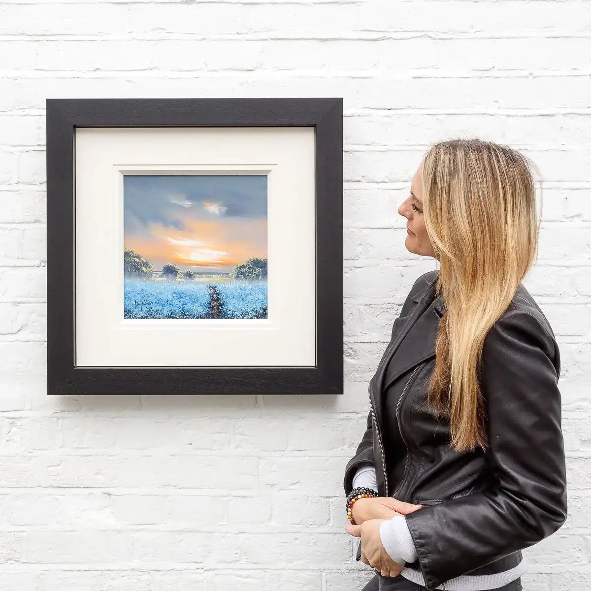 Fields Of Calm - Original - SOLD by artist Allan Morgan - Wyecliffe Galleries