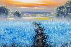 Fields Of Calm - Original - SOLD by artist Allan Morgan - Wyecliffe Galleries