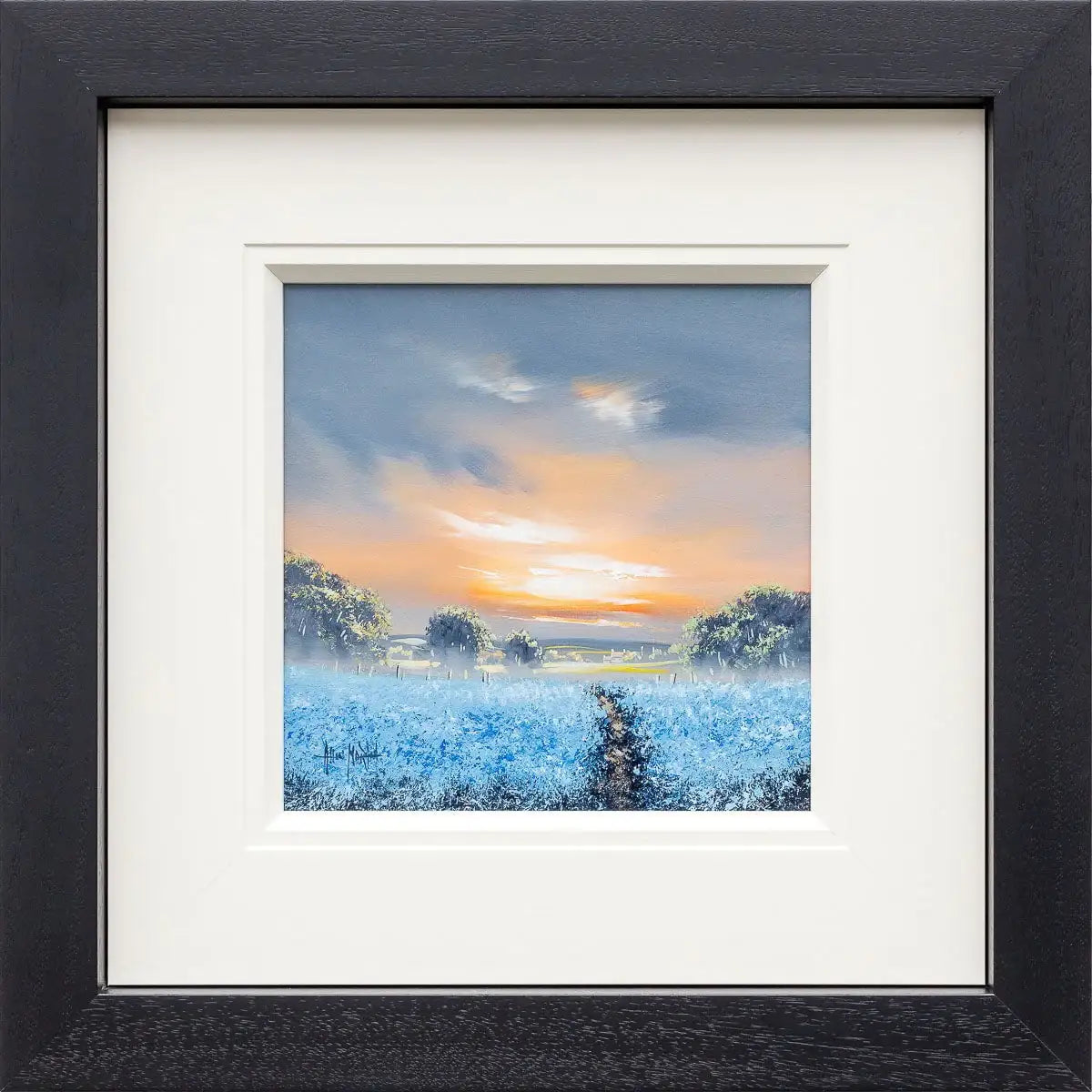 Fields Of Calm - Original - SOLD by artist Allan Morgan - Wyecliffe Galleries