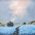 Fields Of Stillness - Original - SOLD by artist Allan Morgan - Wyecliffe Galleries