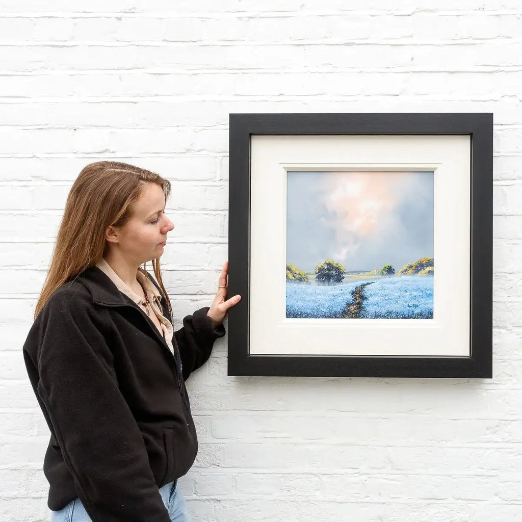 Fields Of Stillness - Original - SOLD by artist Allan Morgan - Wyecliffe Galleries