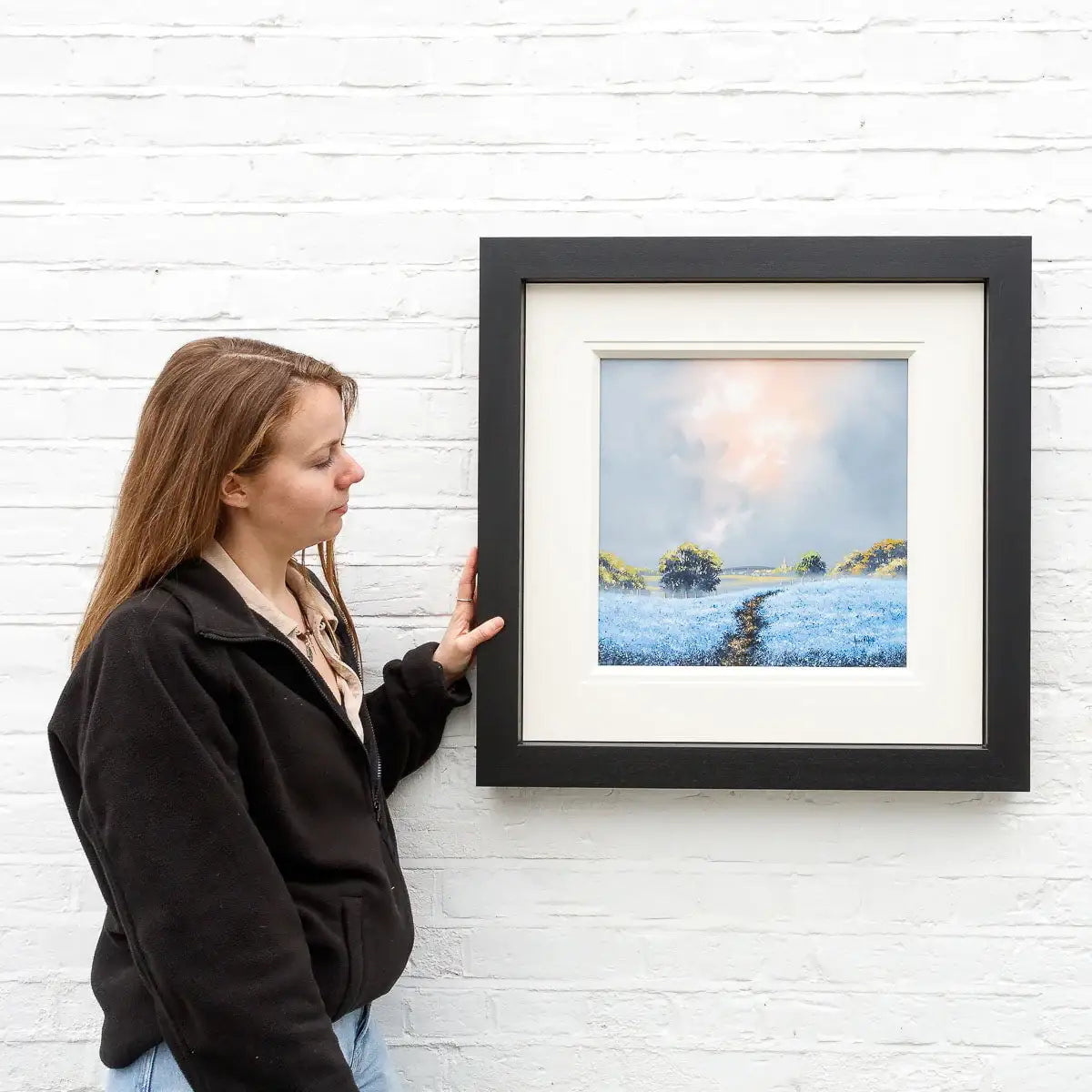 Fields Of Stillness - Original - SOLD by artist Allan Morgan - Wyecliffe Galleries