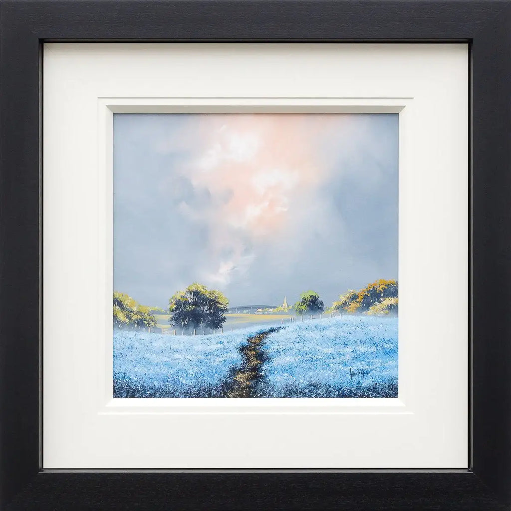 Fields Of Stillness - Original - SOLD by artist Allan Morgan - Wyecliffe Galleries