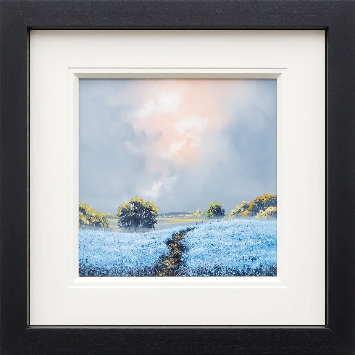 Fields Of Stillness - Original - SOLD by artist Allan Morgan - Wyecliffe Galleries