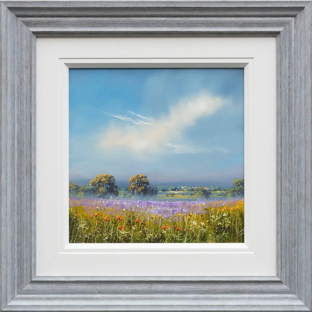 Flowers Are Happiness In Bloom - Original by artist Allan Morgan - Wyecliffe Galleries