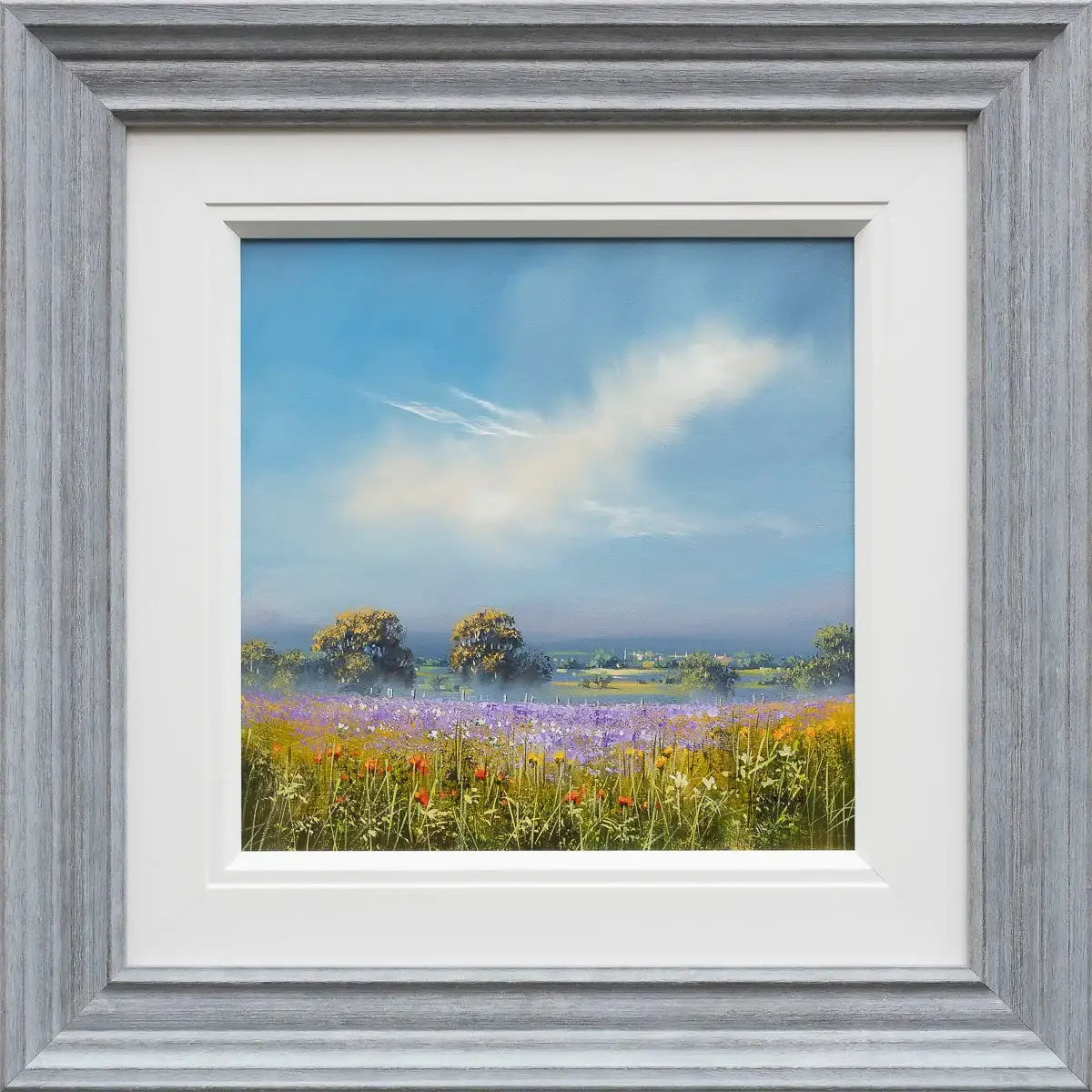 Flowers Are Happiness In Bloom - Original by artist Allan Morgan - Wyecliffe Galleries