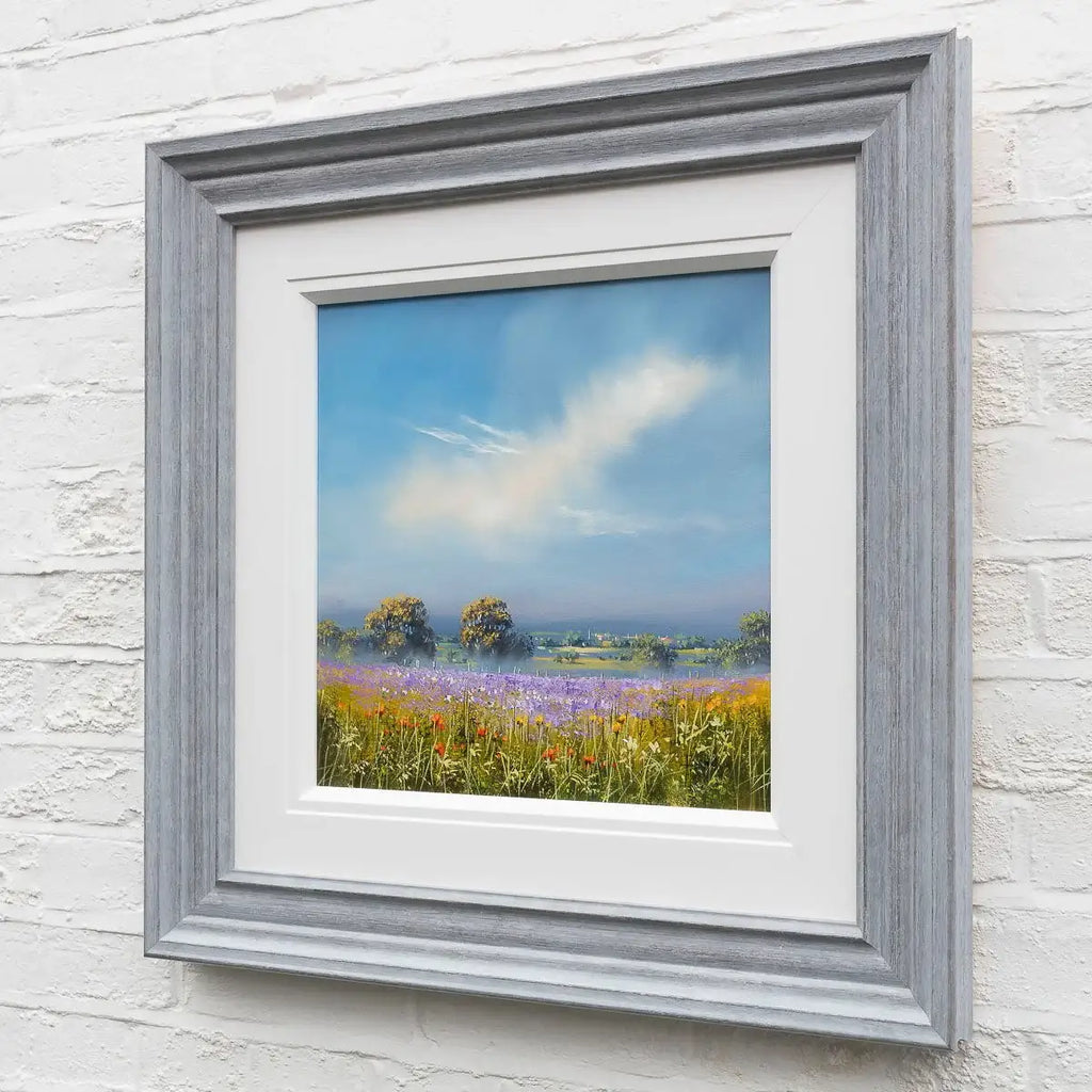 Flowers Are Happiness In Bloom - Original by artist Allan Morgan - Wyecliffe Galleries