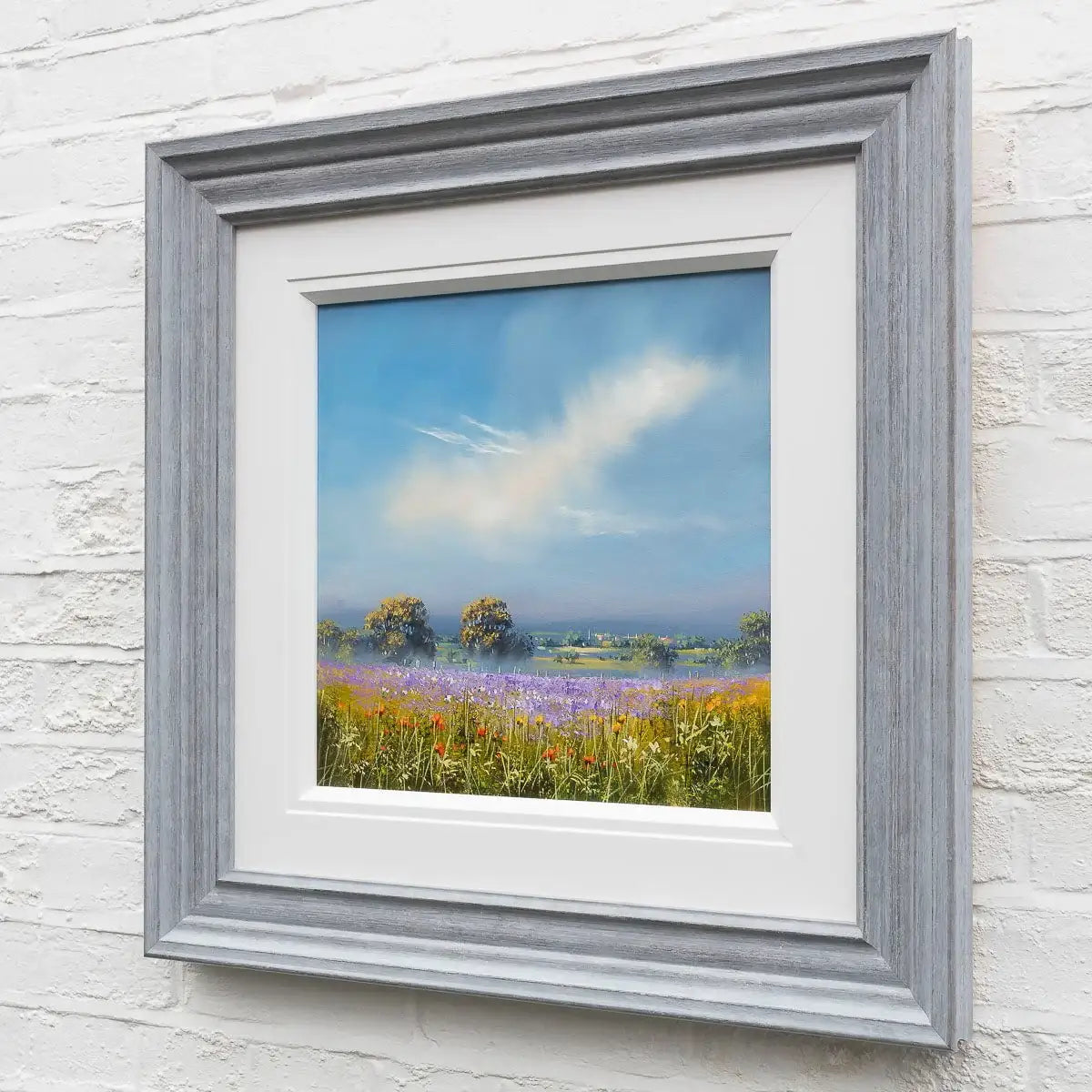 Flowers Are Happiness In Bloom - Original by artist Allan Morgan - Wyecliffe Galleries
