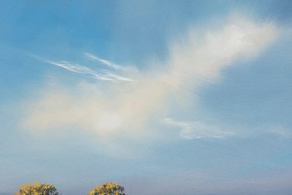 Flowers Are Happiness In Bloom - Original by artist Allan Morgan - Wyecliffe Galleries