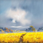 Golden Hues - Original - SOLD by artist Allan Morgan - Wyecliffe Galleries