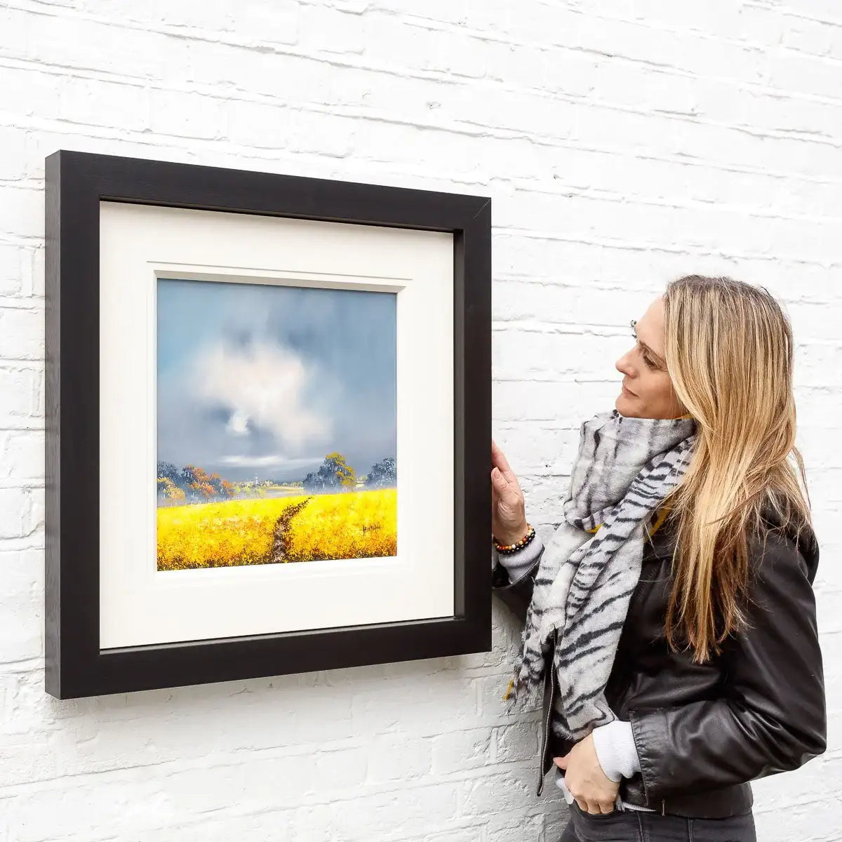 Golden Hues - Original - SOLD by artist Allan Morgan - Wyecliffe Galleries