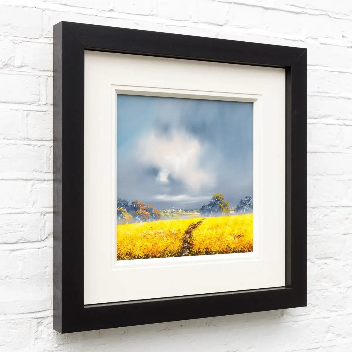 Golden Hues - Original - SOLD by artist Allan Morgan - Wyecliffe Galleries