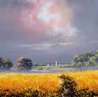 Golden Meadow - Original - SOLD by artist Allan Morgan - Wyecliffe Galleries