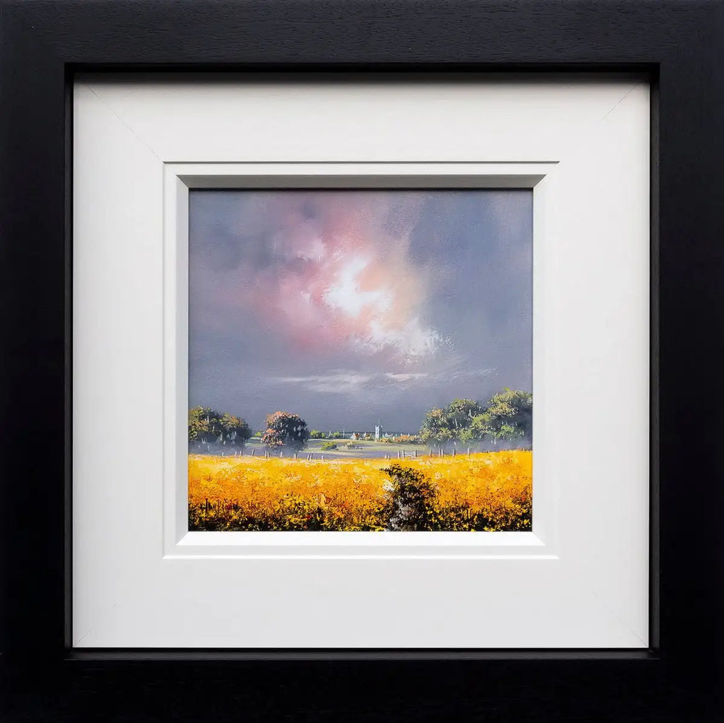 Golden Meadow - Original - SOLD by artist Allan Morgan - Wyecliffe Galleries