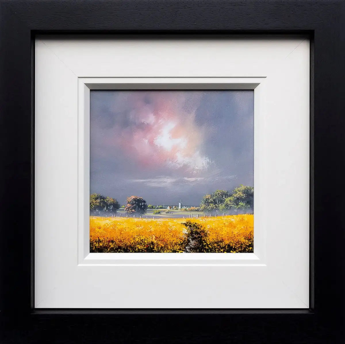 Golden Meadow - Original - SOLD by artist Allan Morgan - Wyecliffe Galleries