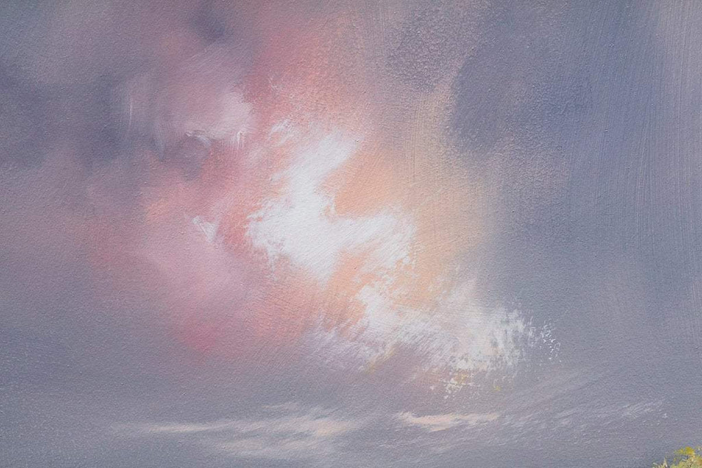 Golden Meadow - Original - SOLD by artist Allan Morgan - Wyecliffe Galleries