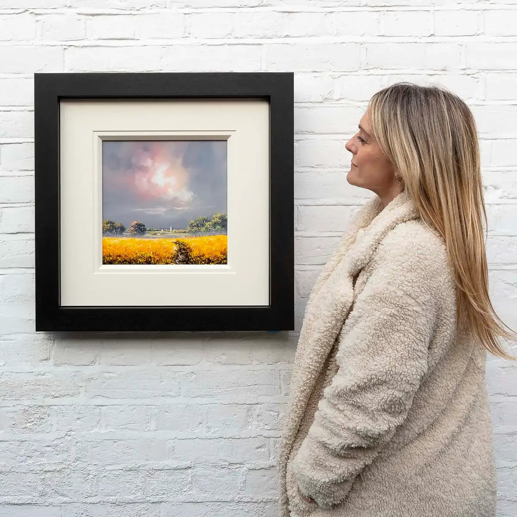 Golden Meadow - Original - SOLD by artist Allan Morgan - Wyecliffe Galleries