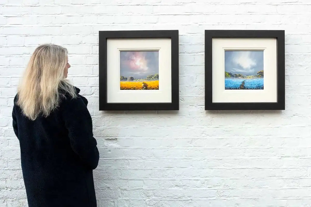 Golden Meadow - Original - SOLD by artist Allan Morgan - Wyecliffe Galleries