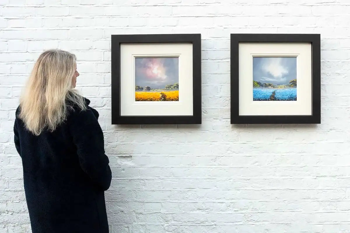 Golden Meadow - Original - SOLD by artist Allan Morgan - Wyecliffe Galleries