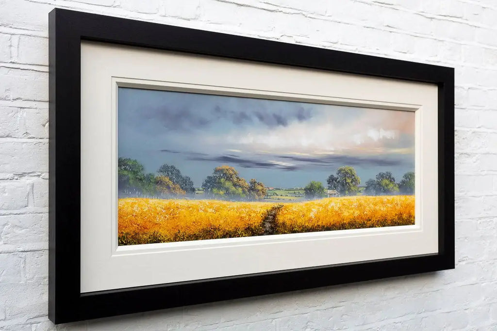 Golden Path - Original by artist Allan Morgan - Wyecliffe Galleries