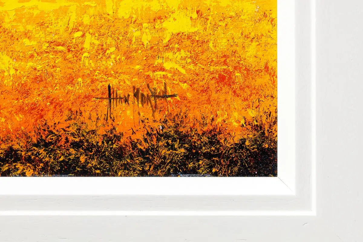 Golden Pathways - Original - SOLD by artist Allan Morgan - Wyecliffe Galleries