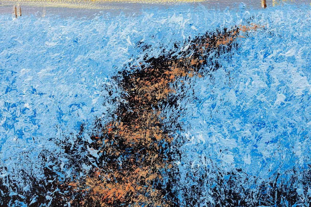 Harmonious Fields - Original by artist Allan Morgan - Wyecliffe Galleries