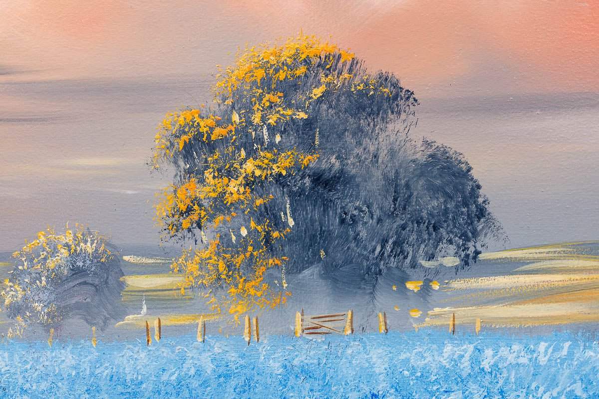 Harmonious Fields - Original by artist Allan Morgan - Wyecliffe Galleries