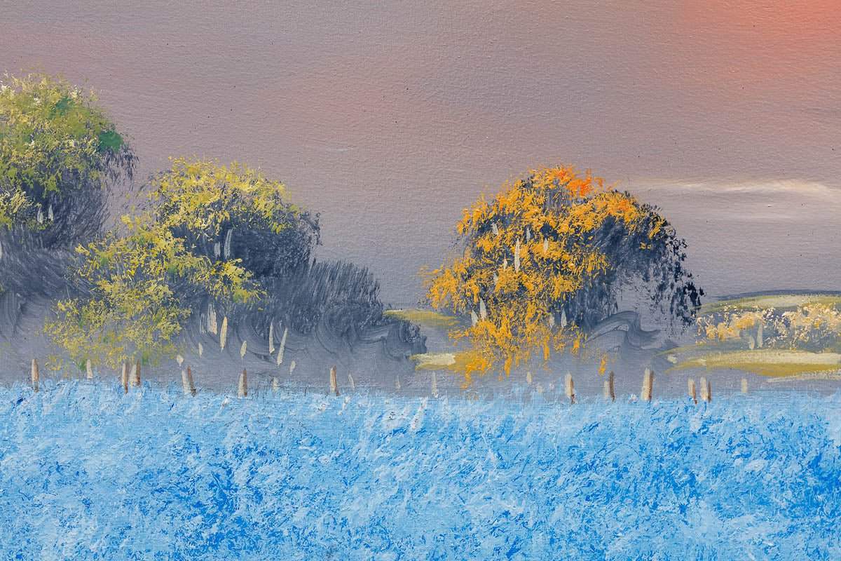 Harmonious Fields - Original by artist Allan Morgan - Wyecliffe Galleries