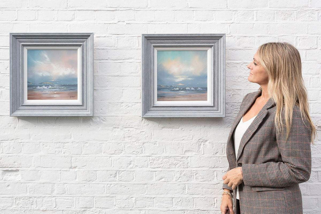 If Life Is A Journey, The Beach Is My Destination - Original by artist Allan Morgan - Wyecliffe Galleries