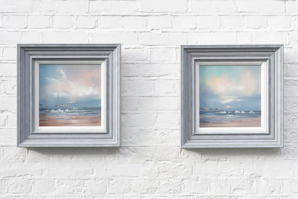 If Life Is A Journey, The Beach Is My Destination - Original by artist Allan Morgan - Wyecliffe Galleries