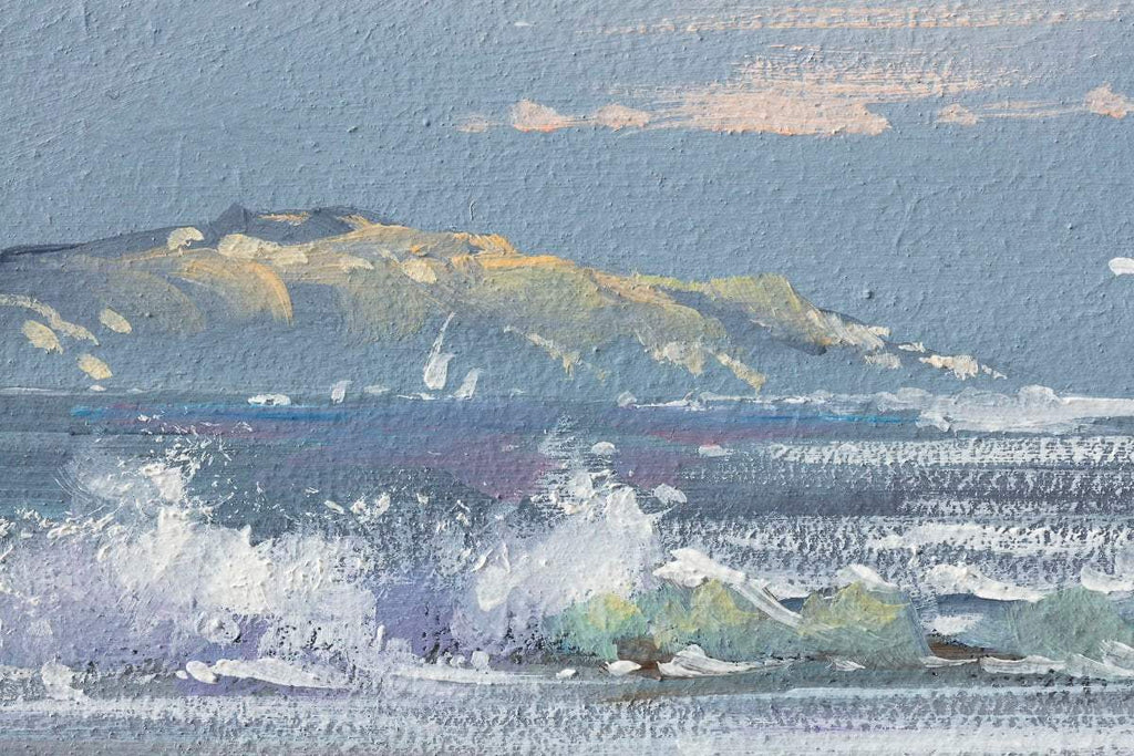 If Life Is A Journey, The Beach Is My Destination - Original by artist Allan Morgan - Wyecliffe Galleries