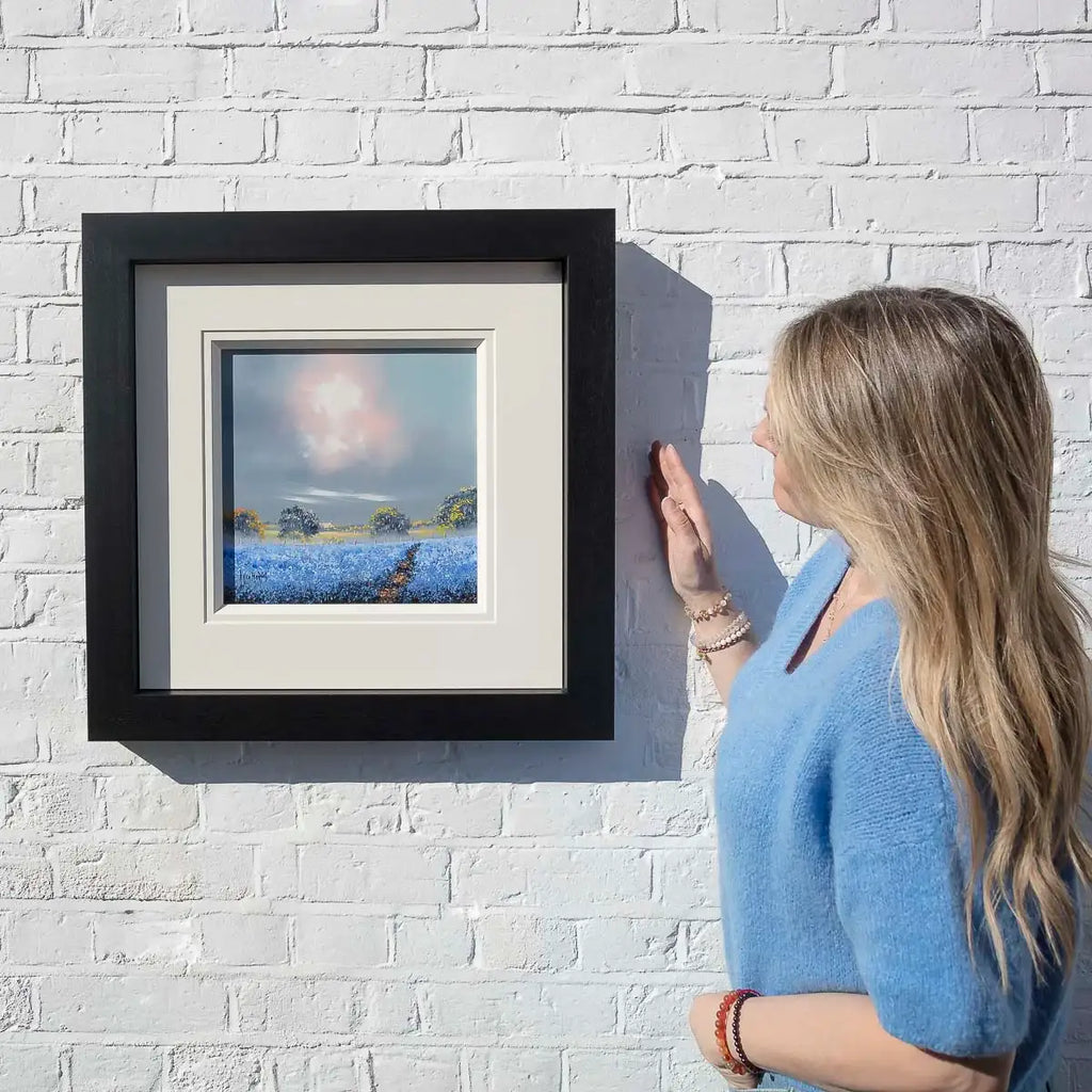 In The Midst Of Lavender Dreams - Original by artist Allan Morgan - Wyecliffe Galleries