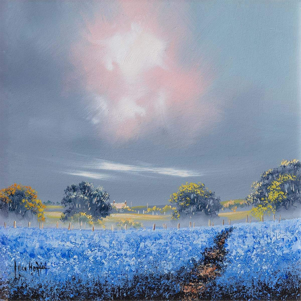 In The Midst Of Lavender Dreams - Original by artist Allan Morgan - Wyecliffe Galleries