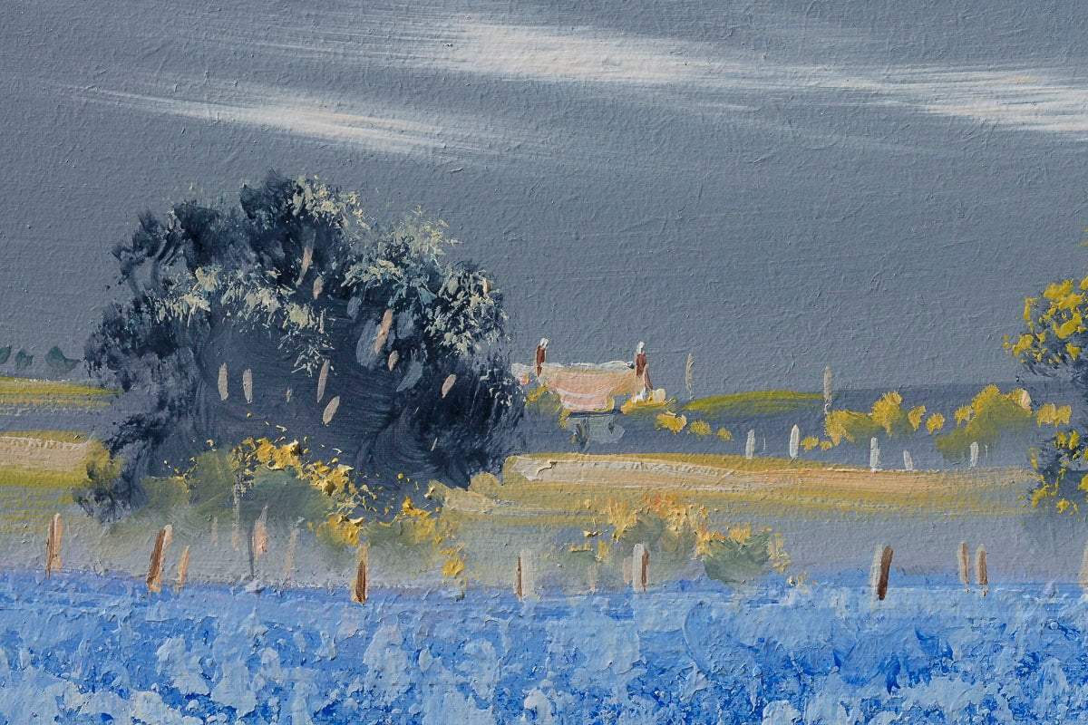 In The Midst Of Lavender Dreams - Original by artist Allan Morgan - Wyecliffe Galleries