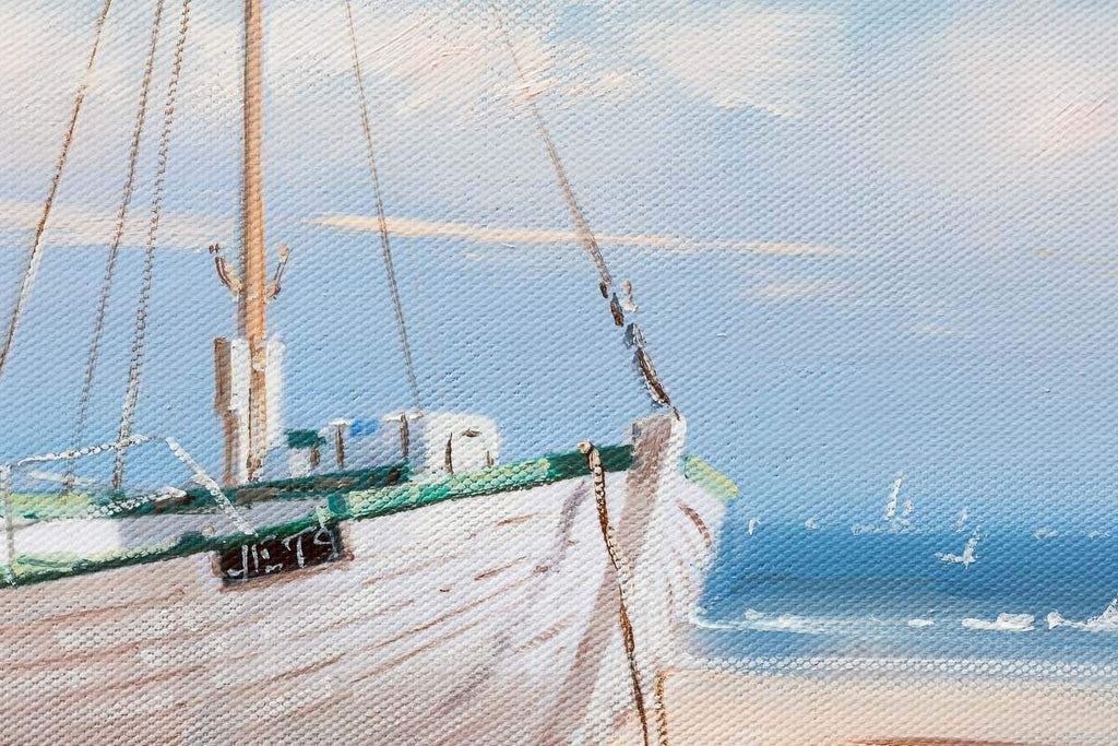 Lazy Summer Days - Original by artist Allan Morgan - Wyecliffe Galleries