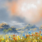 Meadow Bliss - Original - SOLD by artist Allan Morgan - Wyecliffe Galleries
