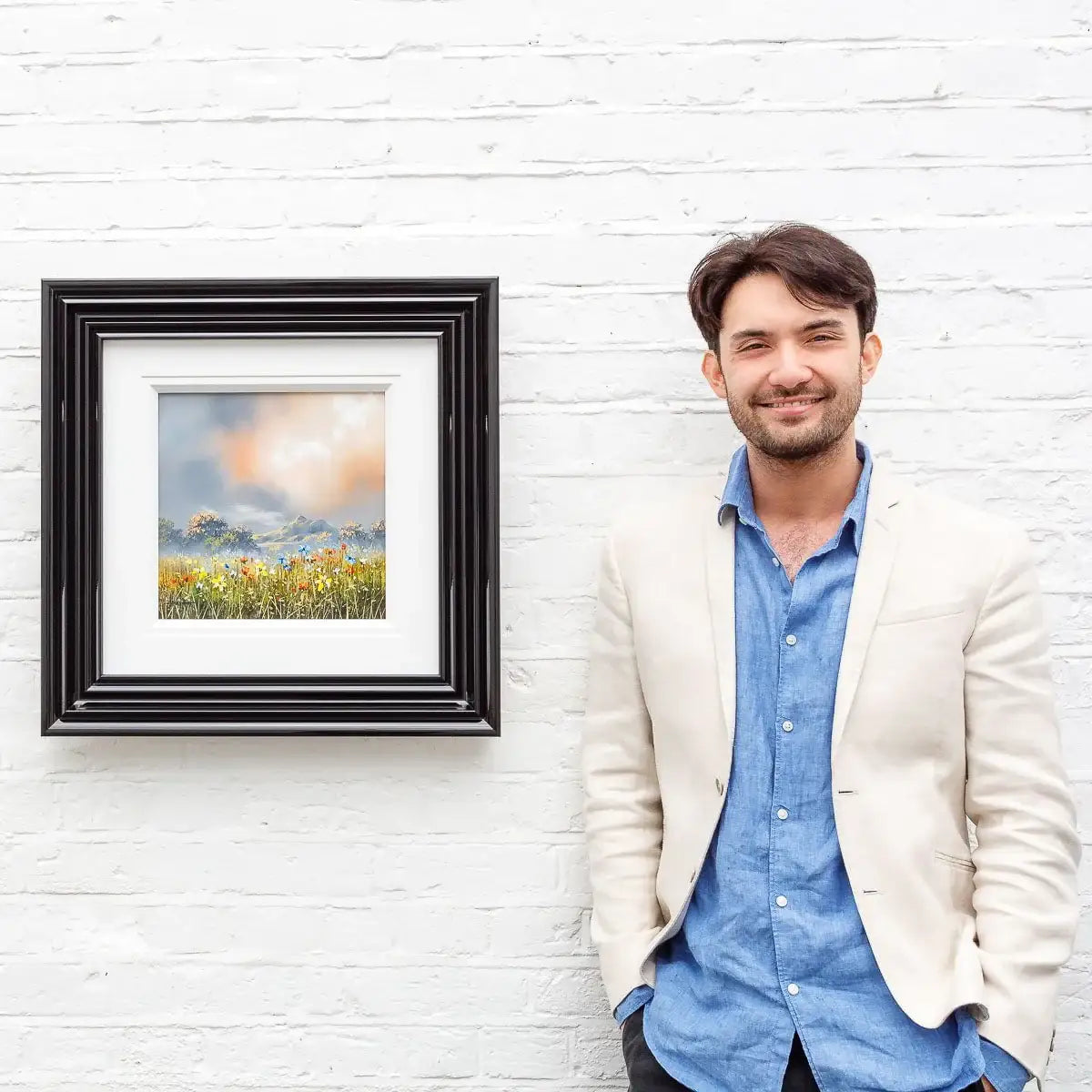 Meadow Bliss - Original - SOLD by artist Allan Morgan - Wyecliffe Galleries