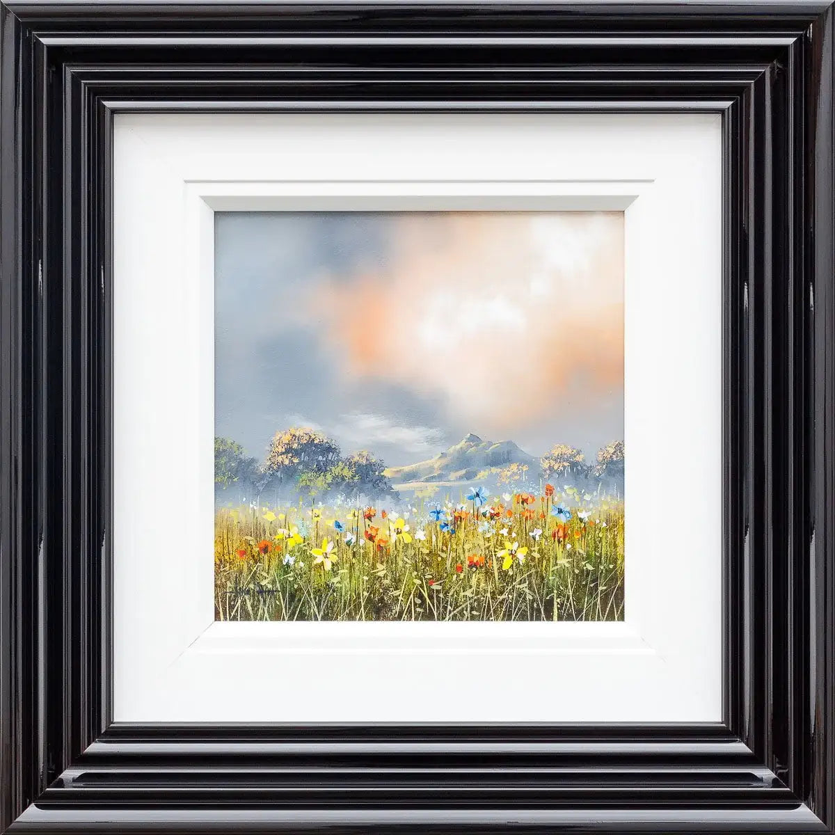Meadow Bliss - Original - SOLD by artist Allan Morgan - Wyecliffe Galleries