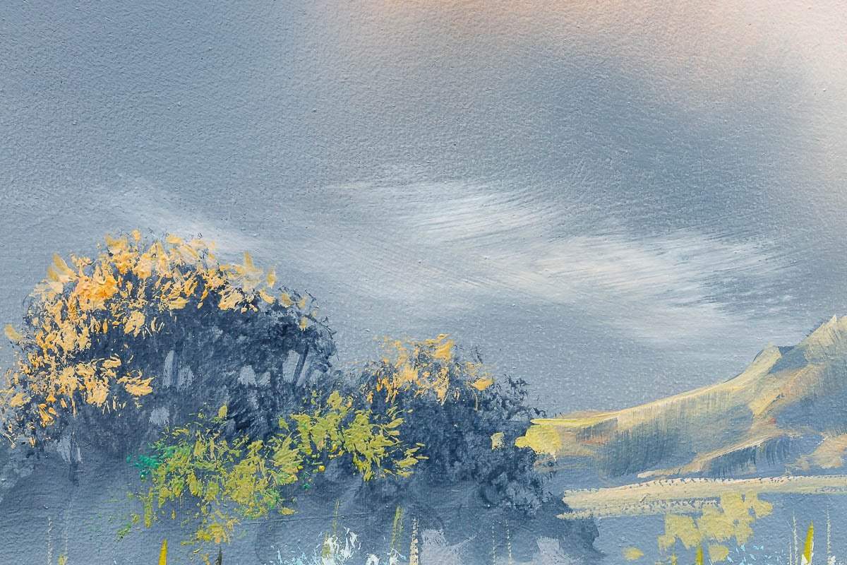 Meadow Bliss - Original - SOLD by artist Allan Morgan - Wyecliffe Galleries