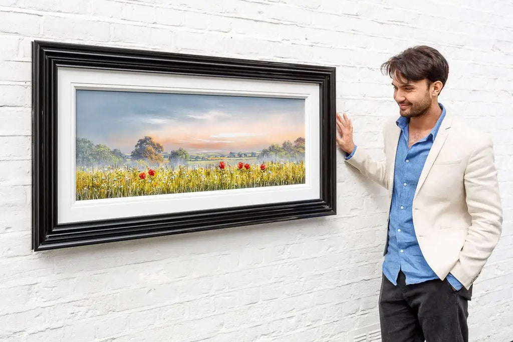 Meadow Hues - Original - SOLD by artist Allan Morgan - Wyecliffe Galleries